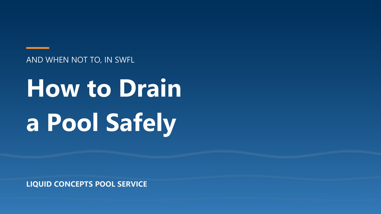 Pool technician lowering a submersible pump into a Fort Myers swimming pool to partially drain it Pool technician lowering a submersible pump into a Fort Myers swimming pool to partially drain it